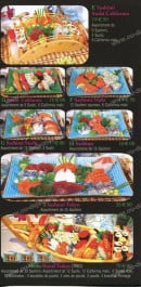 Menu Royal Tokyo - Les menus maki, sushi et sashimi...