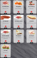 Menu Vulcano Pizza - Les paninis