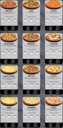 Menu Vulcano Pizza - Les pizzas page 3
