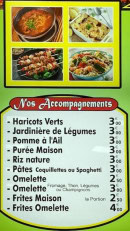 Menu Aux Bonnes Grillades - Les accompagnements