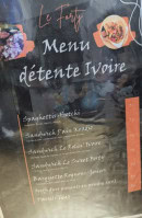 Menu Le Forty - Les menus  détente ivoire