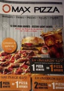 Menu O'max pizza - Carte et menu O'max pizza Saint Denis