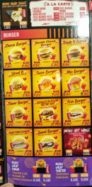 Menu Samiha - Les burgers