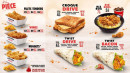 Menu Chicken Drive - Filets tenders, wings et nuggets,...