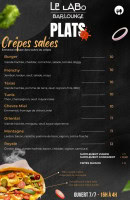 Menu Le Labo - Les crêpes salées