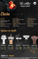 Menu Le Labo - Chicha