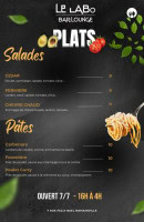 Menu Le Labo - Les salades et pâtes
