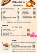 Menu Délices Sucré-Salé - Les délices sucrés