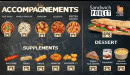 Carte et menu de L'instant Poulet à Villemomble — Les accompagnements et desserts