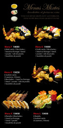 Menu Lilas Exquis - Les menus mixtes