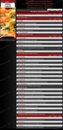 Menu Pizza Le Maestro - Pizzas Tomates