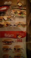 Menu O'RGT - Les steaks et burgers