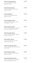 Menu Pizza News - Pizzas Base Tomate Senior suite