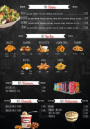 Carte et menu de Al Fôrno à Tremblay en France — Les salades, tex mex et boissons,...