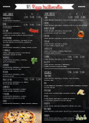 Carte et menu de Al Fôrno à Tremblay en France — Les pizzas