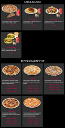 Menu La Tour de Pizz - Les menus et pizzas