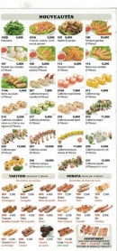 Carte et menu de Nouveau Tokyo à Tremblay en France — Les nouveautés