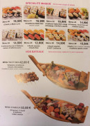 Carte et menu de Oh sushi à Tremblay en France — Les spécialités et bateaux