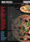 Menu Mister King - Pizzas