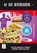 Menu N 10 burger - Carte et menu N 10 burger Aubervilliers