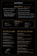 Menu Carisma - Antipasti