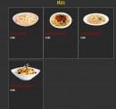 Menu Allo Pizza - Pâtes 