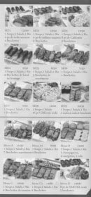 Menu Sakura - Les menus