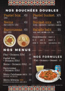 Menu La bonne bouffe - Les bouchées, menus et formules