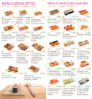 Menu Sushi Huit - Menus brochettes, menus makis, sushi et sashimi