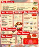 Menu Pizza 7 Vaujours - Salades, text-mex, paninis