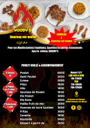 Carte et menu de Woody's poulet grillé à Gournay sur Marne — La carte