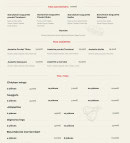 Menu Le QG - Les sandwichs, assiettes et tex mex
