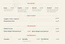 Menu Le QG - Les salades, desserts, et boissons