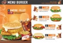 Menu Chicken's king - Menu burger