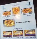 Carte et menu de Le phare de la goulette à Pantin — Les poissons