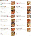 Menu Snap Pizza - Les pizzas base tomate