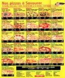 Menu B.B Pizza - pizzas