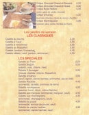 Menu Café du Centre - Crêpes suite