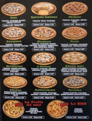 Menu Isla Pizza - Les pizzas suite