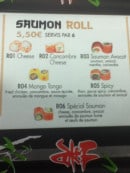 Menu Buzz sushi - Les saumon rolls