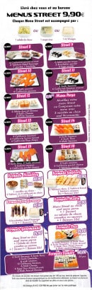 Sushi Street A Drancy Carte Menu Et Photos