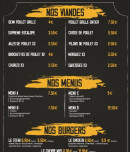 Carte et menu de French Grill à Epinay sur Seine — Les viandes, menus et burgers