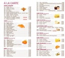 Menu Samurai - Les hors d’œuvres, sushis...