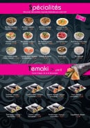 Carte et menu de Sushi Best à Epinay sur Seine — Les spécialités et temaki
