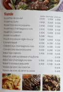 Menu Xingyue - Les viandes