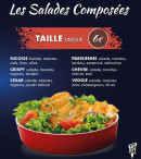 Menu 5pizz - Les salades