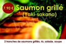 Menu Bentoya - Le menu saumon grillé