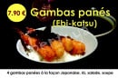 Menu Bentoya - Le menu gambas panés