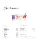 Menu Bonne Heure des Dames - Les boissons