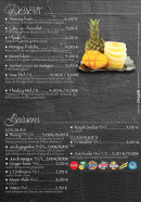 Menu Kalbass d'Afrique - Les desserts et boissons